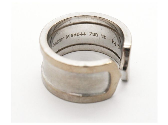 Cartier C2 Large Band Ring in 18K Weißgold - Ansicht 5