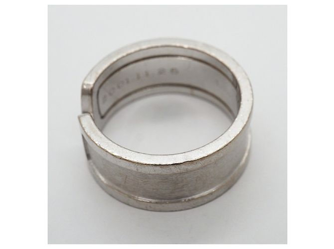 Bague Cartier C2 Large Band en or blanc 18K - vue 10