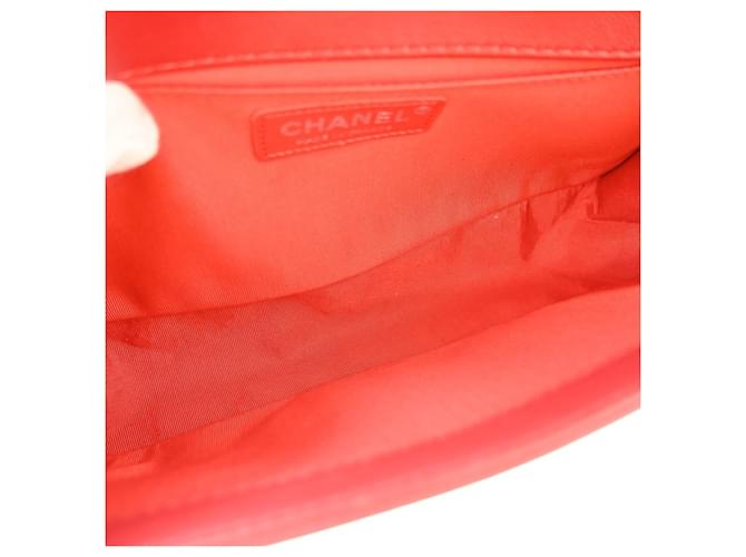Chanel Boy Lambskin Old Medium Nero - vista 3