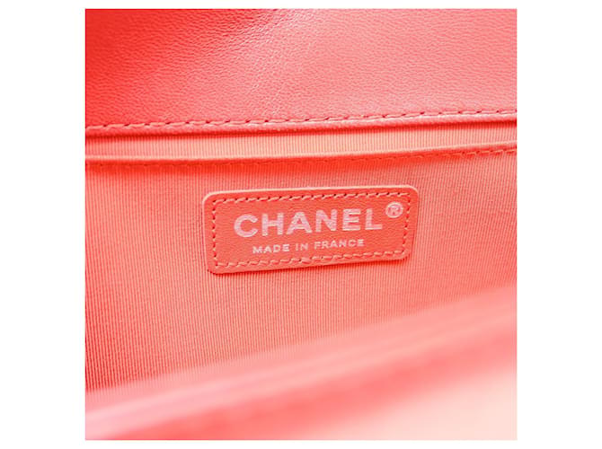 Chanel Boy Lambskin Old Medium Nero - vista 4