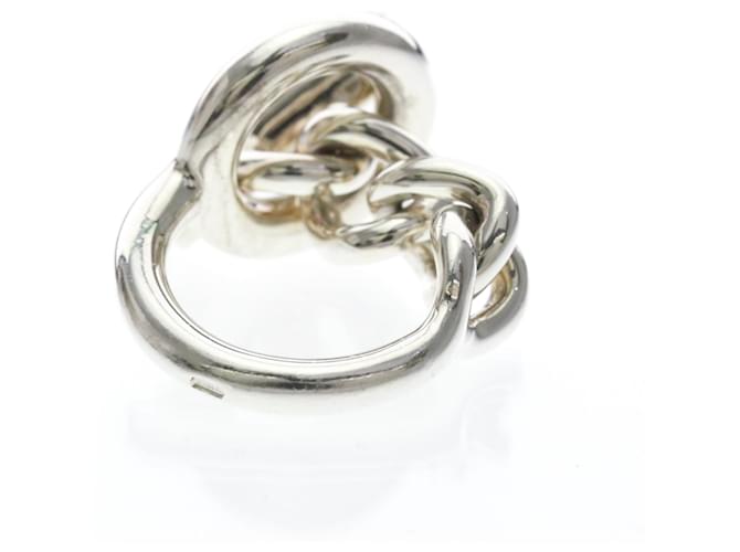 Ring Hermès Anello Hermes Croisette in Argento 925 - vista 3