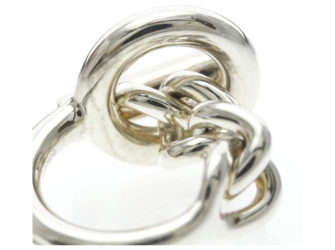Ring Hermès Anello Hermes Croisette in Argento 925 - vista 5