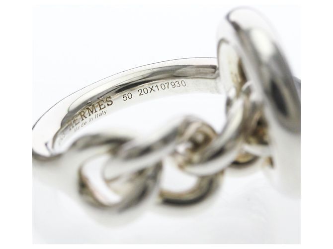 Ring Hermès Anello Hermes Croisette in Argento 925 - vista 6
