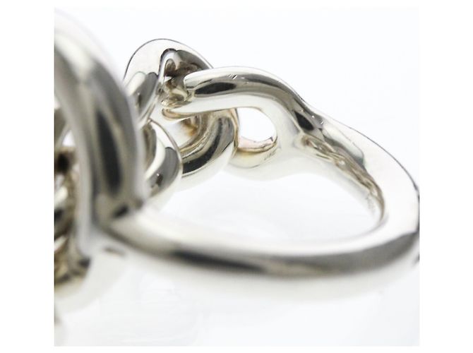Ring Hermès Anello Hermes Croisette in Argento 925 - vista 8