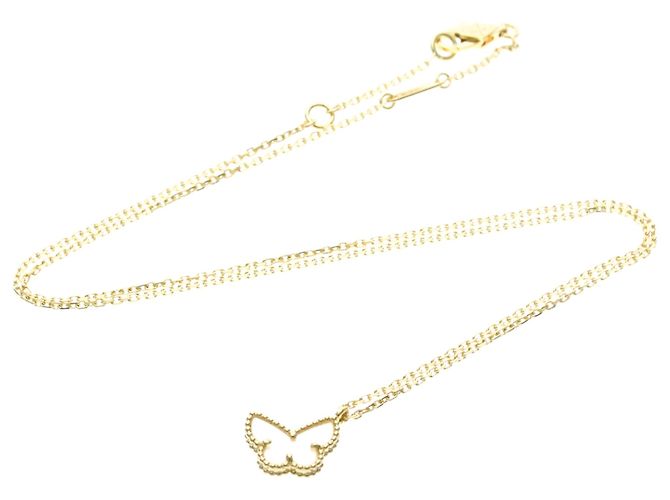 Collana Sweet Alhambra Papillon Van Cleef & Arpels D'oro - vista 11