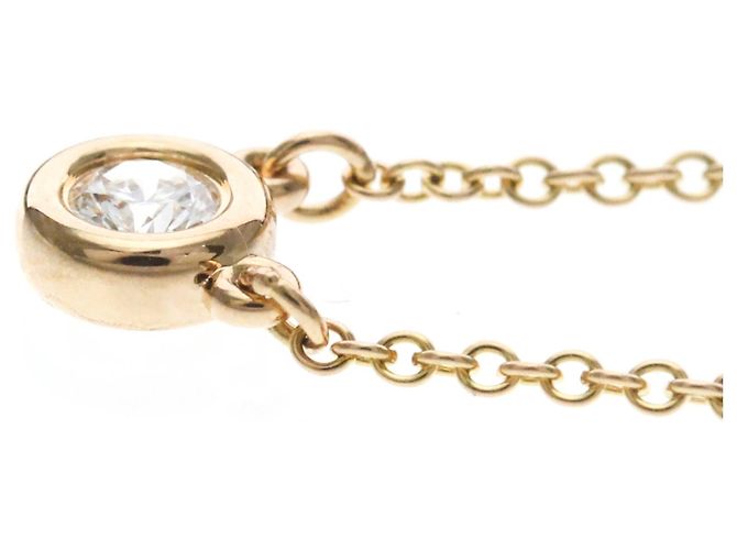 Elsa Peretti Tiffany & Co Collana con pendente Tiffany By the Yard in oro rosa con diamante D'oro - vista 3