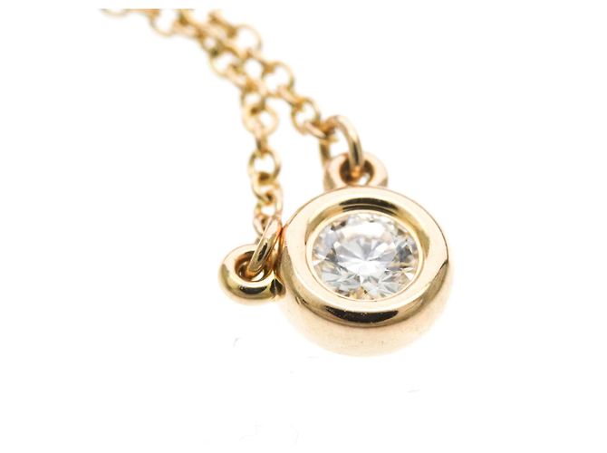 Elsa Peretti Tiffany & Co Collana con pendente Tiffany By the Yard in oro rosa con diamante D'oro - vista 7