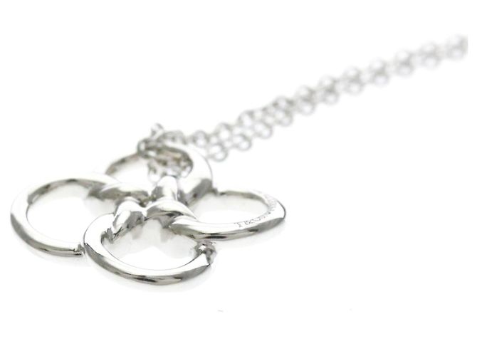 Tiffany & Co Collana con pendente Tiffany Quadrofolio Argento - vista 4
