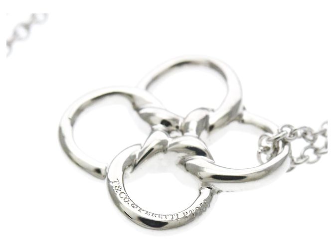 Tiffany & Co Collana con pendente Tiffany Quadrofolio Argento - vista 7