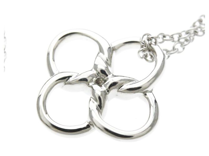 Tiffany & Co Collana con pendente Tiffany Quadrofolio Argento - vista 8