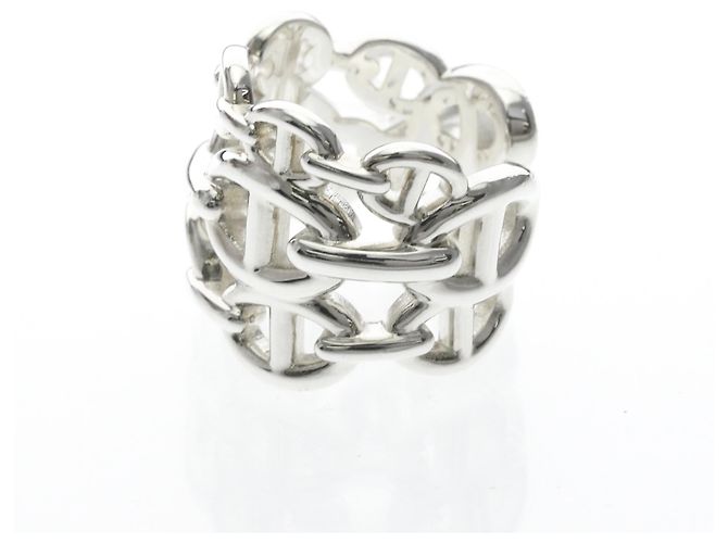 Ring Hermès Anello Band Hermes Chaine D'ancre Enchainée in Argento 925 - vista 2