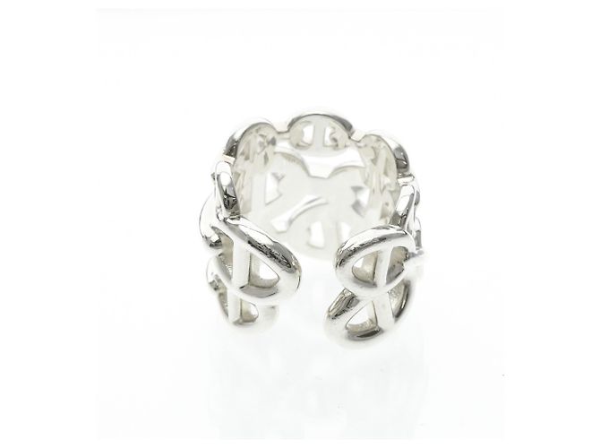 Ring Hermès Anello Band Hermes Chaine D'ancre Enchainée in Argento 925 - vista 3