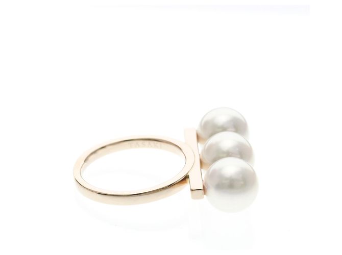 Anello Tasaki Balance Neo in oro rosa con perla D'oro - vista 4