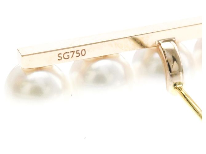 Pendientes de botón Tasaki Balance Plus Pearl Pink Gold Dorado - vista 10