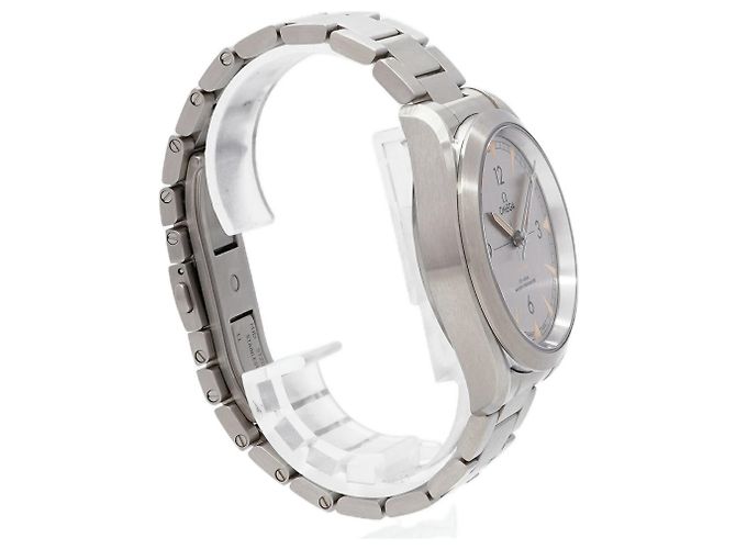 Orologio da uomo Omega Seamaster Railmaster quadrante grigio - vista 3