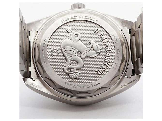 Orologio da uomo Omega Seamaster Railmaster quadrante grigio - vista 5