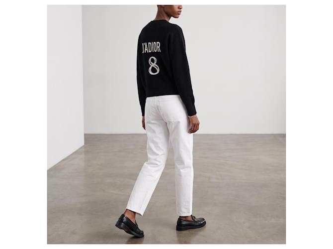 Dior J'Adior 8 Pullover aus Kaschmir und Wolle Schwarz - Ansicht 4