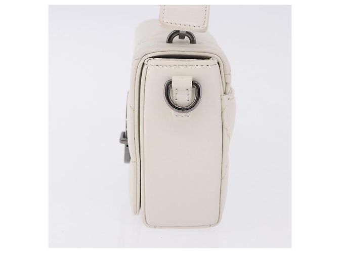 Christian Dior Caro Leather Mini Bianco - vista 3