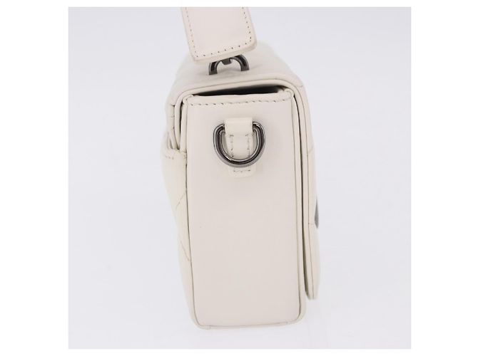 Christian Dior Caro Leather Mini Bianco - vista 4