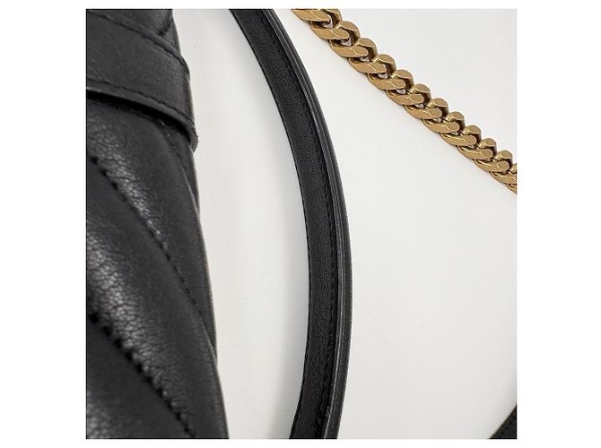 Borsa Yves Saint Laurent College Nero - vista 11