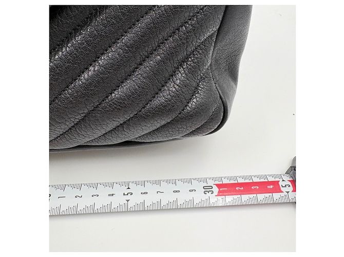 Borsa Yves Saint Laurent College Nero - vista 4
