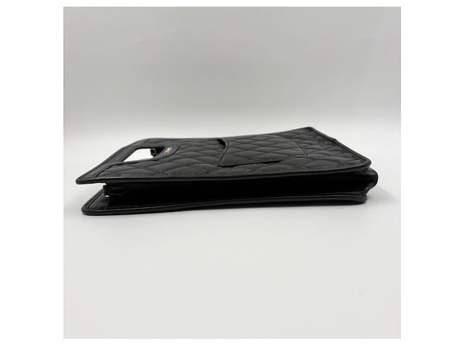 Borsa CHANEL Matelassé in nero - vista 6
