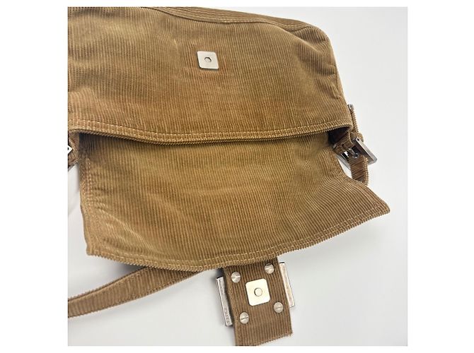 Borsa bucket Fendi Man in kaki Cachi - vista 12