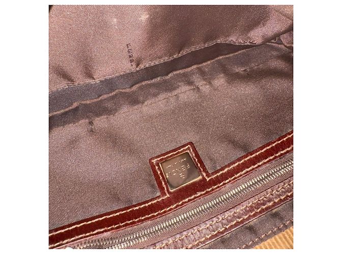 Borsa bucket Fendi Man in kaki Cachi - vista 13
