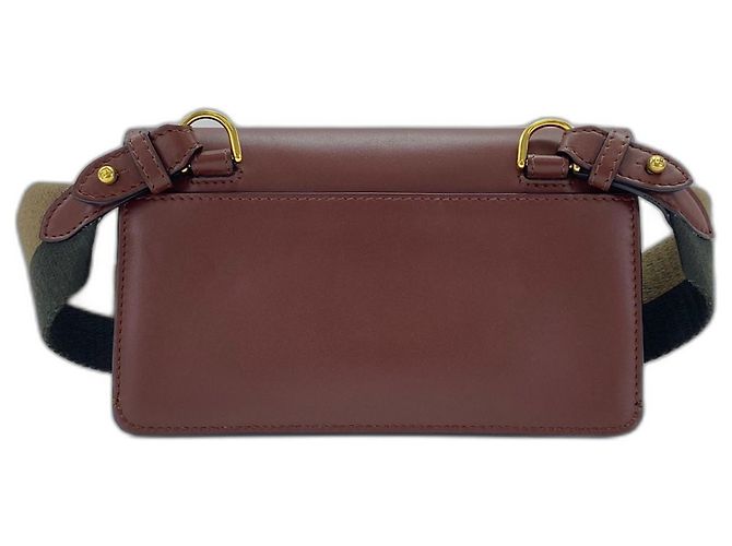 Borsa bucket piatta Fendi in marrone - vista 2