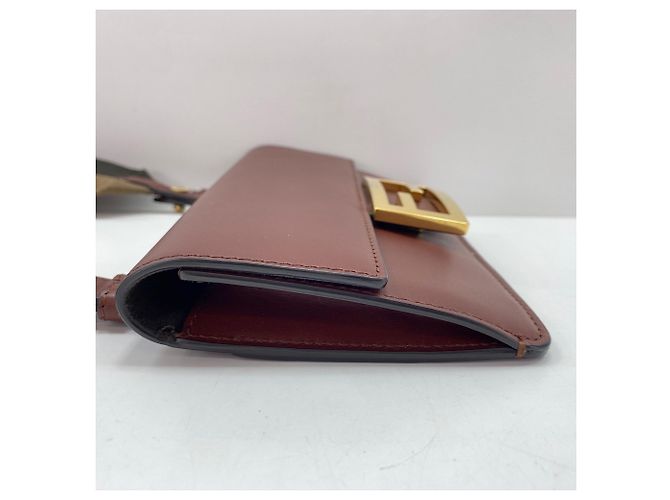 Borsa bucket piatta Fendi in marrone - vista 5