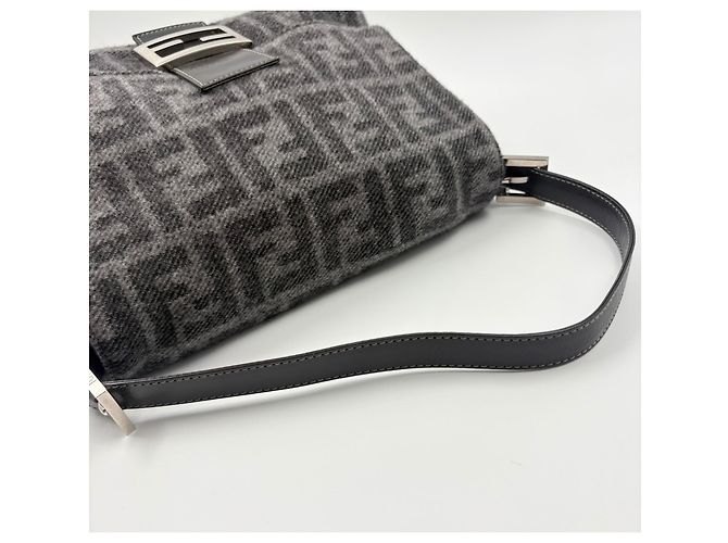 Borsa a secchiello Fendi Man in grigio Marrone - vista 10