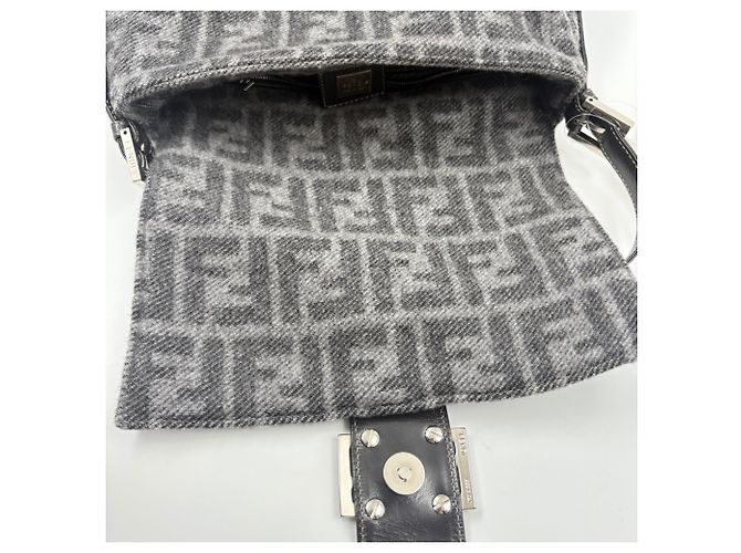 Borsa a secchiello Fendi Man in grigio Marrone - vista 13