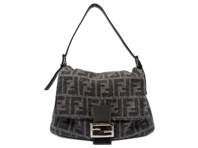 Borsa a secchiello Fendi Man in grigio Marrone - vista 2