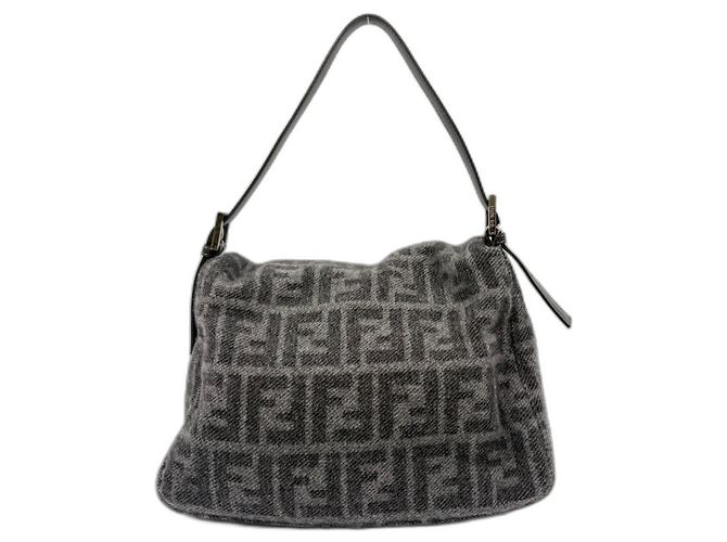Borsa a secchiello Fendi Man in grigio Marrone - vista 3