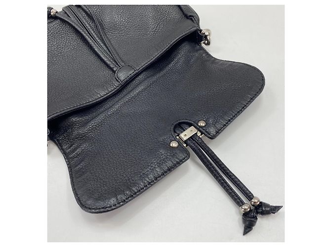 Borsa a tracolla Gucci Bamboo in nero - vista 14
