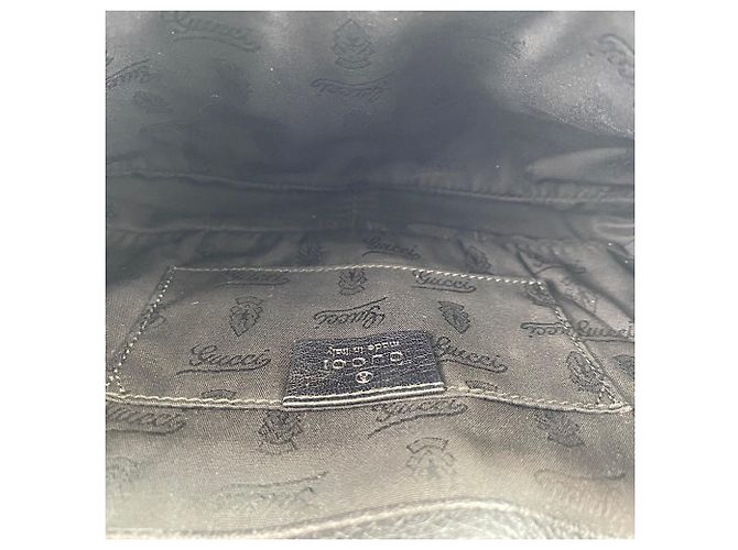 Borsa a tracolla Gucci Bamboo in nero - vista 15
