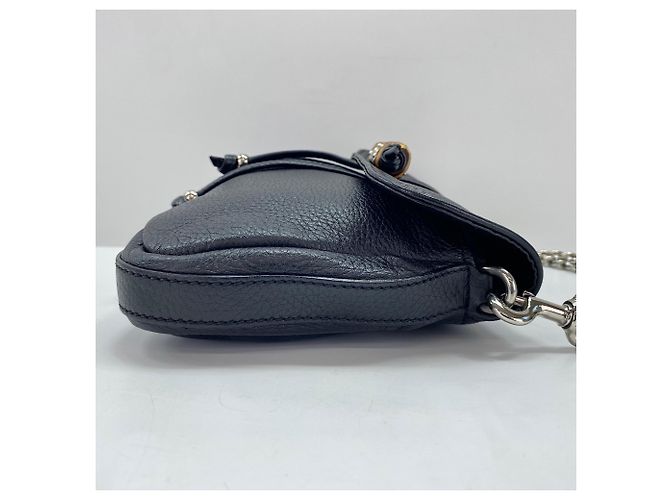 Borsa a tracolla Gucci Bamboo in nero - vista 7