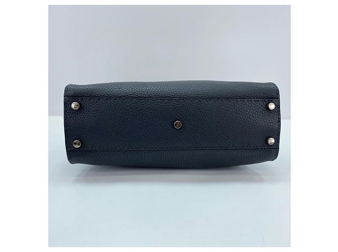 Borsa a mano e a tracolla FENDI Peekaboo Marrone - vista 4