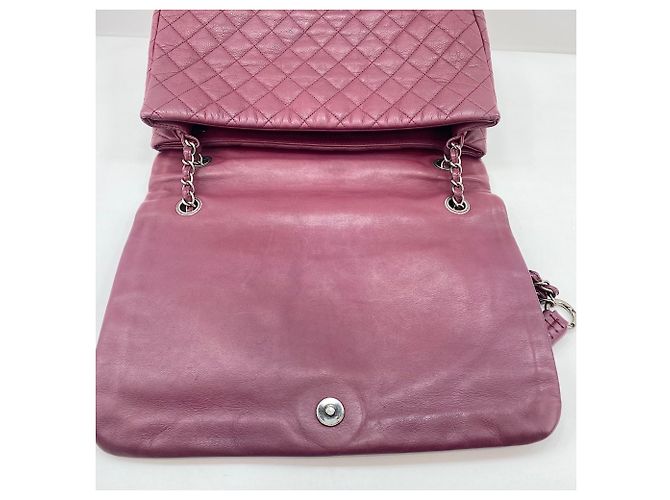 Borsa Chanel Matelassé in rosso vino Bordò - vista 10
