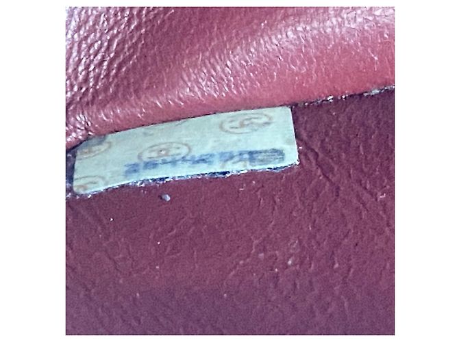 Borsa Chanel Matelassé in rosso vino Bordò - vista 13