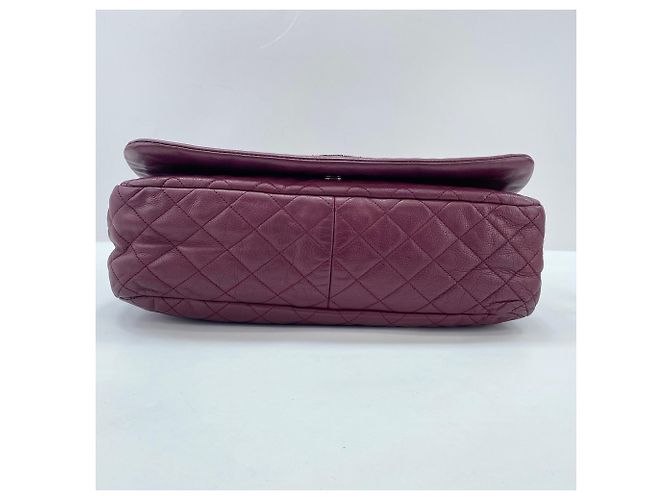 Borsa Chanel Matelassé in rosso vino Bordò - vista 5