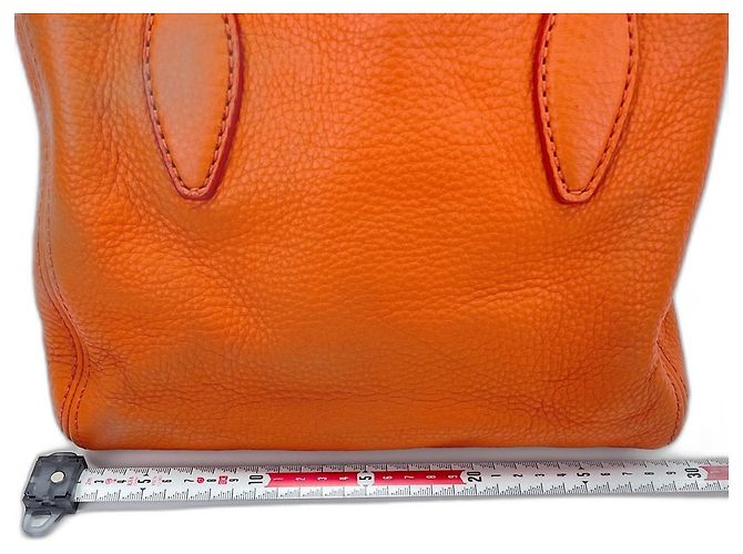 Borsa Miu Miu Vitello Caribe Arancione - vista 3