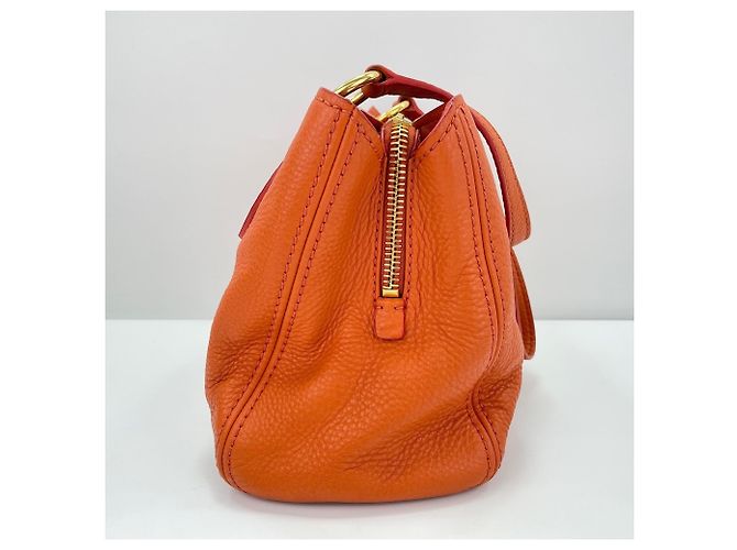 Borsa Miu Miu Vitello Caribe Arancione - vista 5