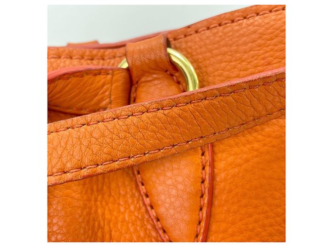 Borsa Miu Miu Vitello Caribe Arancione - vista 9