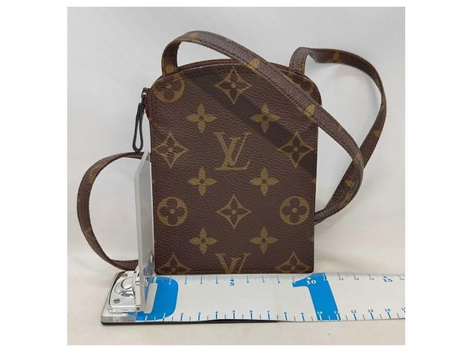 Borsa a tracolla Pochette Monogram Louis Vuitton Marrone - vista 2
