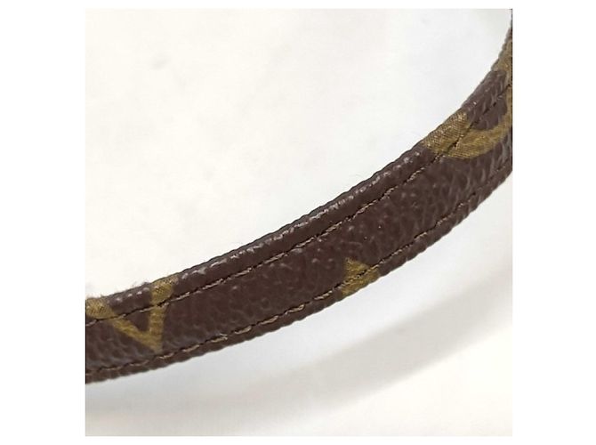 Borsa a tracolla Pochette Monogram Louis Vuitton Marrone - vista 4