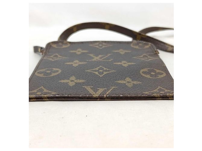 Borsa a tracolla Pochette Monogram Louis Vuitton Marrone - vista 7