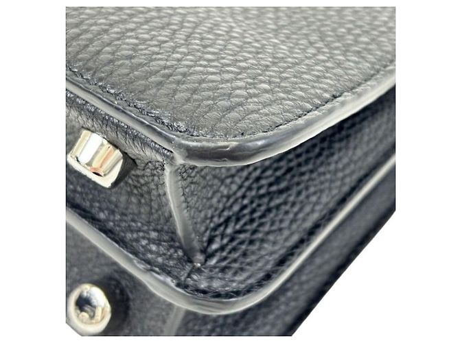 Borsa Small Fendi Selleria Peekaboo I.C.U. Nero - vista 4