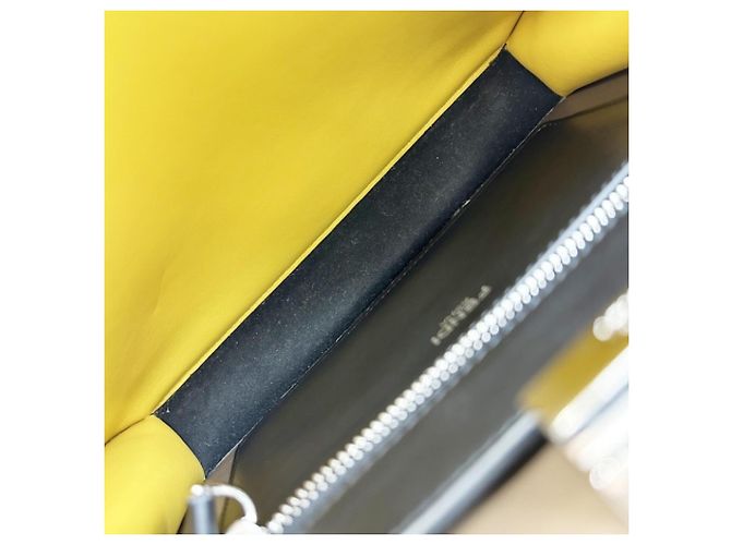 Borsa Small Fendi Selleria Peekaboo I.C.U. Nero - vista 8