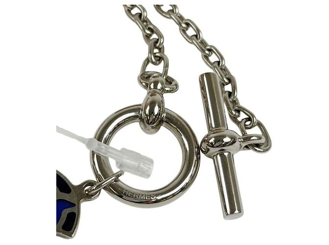 Hermès Collana Hermes Helios Cheval Camouflage Bleu - vista 5